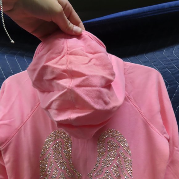 NEW Women's Victoria's Secret Angel Zip-up Hoodie - Picture 11 of 14